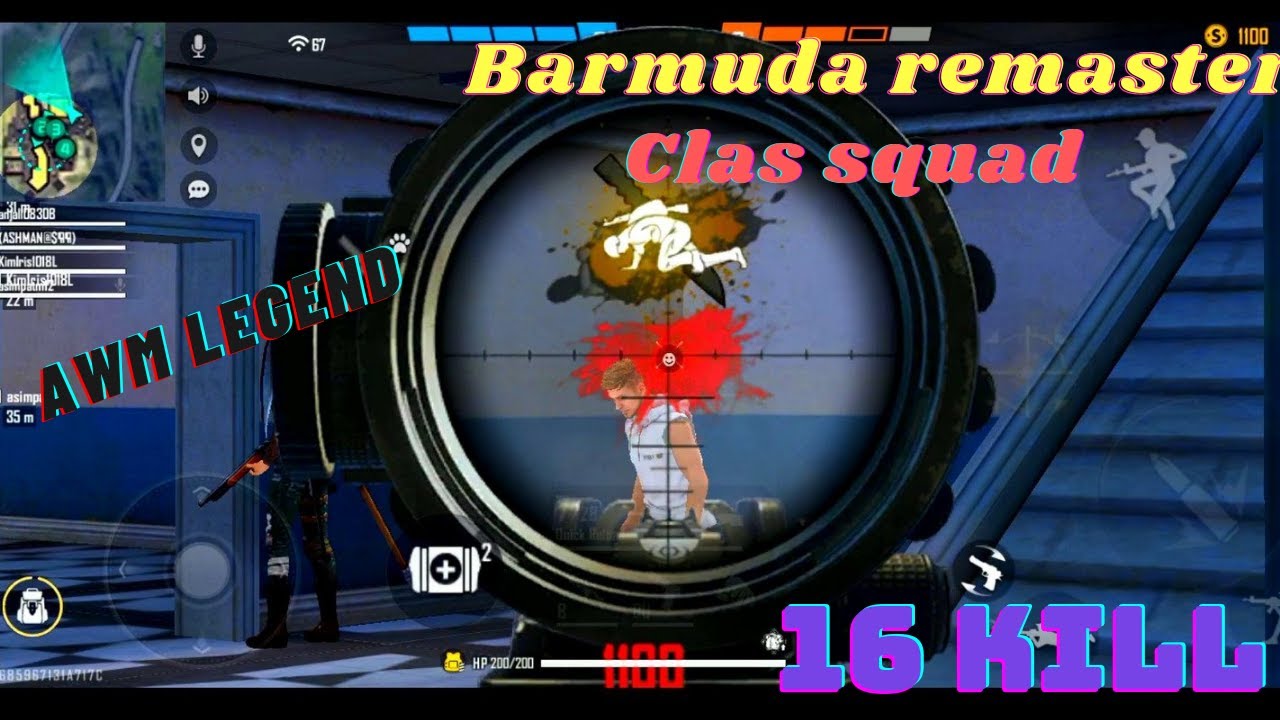 CLas squad Barmuda remaster in op gameplay 15kill and bhooya