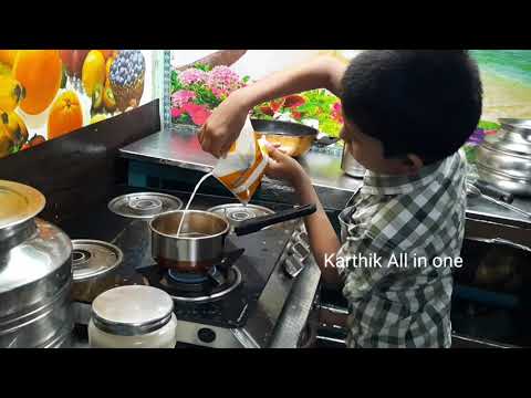 How to Making Tea at the age of 8 Years | Encourage Kids Talent | Karthik all in one