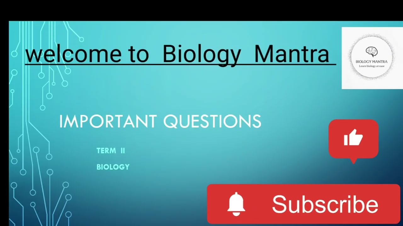Class 12  BIOLOGY Most Important topic for  Term 2 Exam | CBSE Board Exam | Target  35/ 35