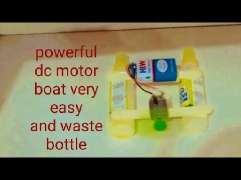 These thing are convert to powerful dc motor boat bow to make???