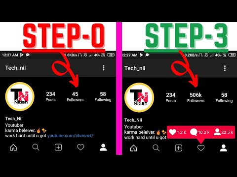 #how to increase followers on Instagram/ real Trick/Instagram Pe followers kaise badhaye2021/ 10 ml