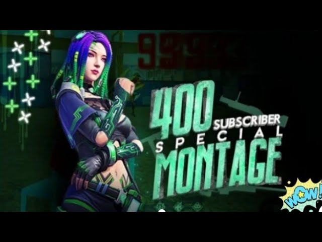 400 Subscribers Special Montage | Free Fire India | SMOKEY FF