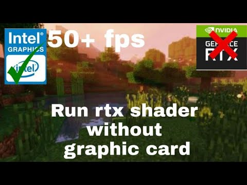 Minecraft java shader without graphic card