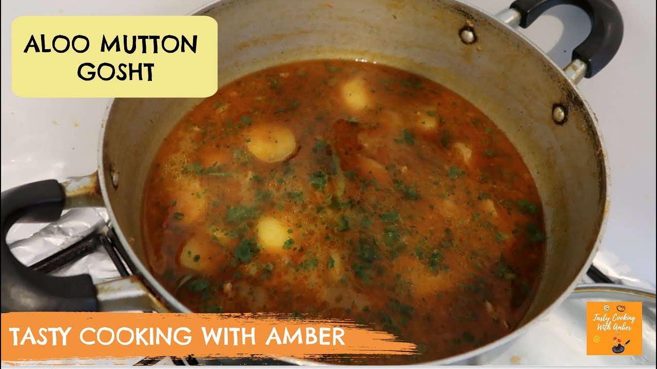 Aloo Mutton Gosht Easy Recipe ? - Tasty Cooking With Amber#aloomuttoncurry#aloogosht#muttoncurry