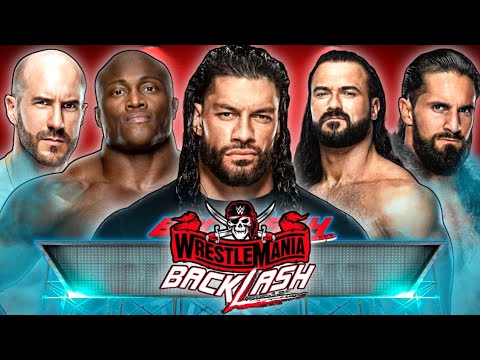WWE Match Card - wwe wrestlemania backlash 2021 match card predictions WrestleMania Backlash 2021