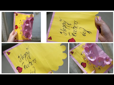 DIY easy greeting Card | how to make a easy gift card for birthday's and all