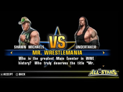 WWE All Stars Fantasy Warfare || Shawn Michaels vs Undertaker Gameplay ||