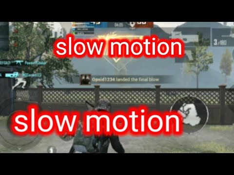 gameplay of battle ground mobile india slow motion ??