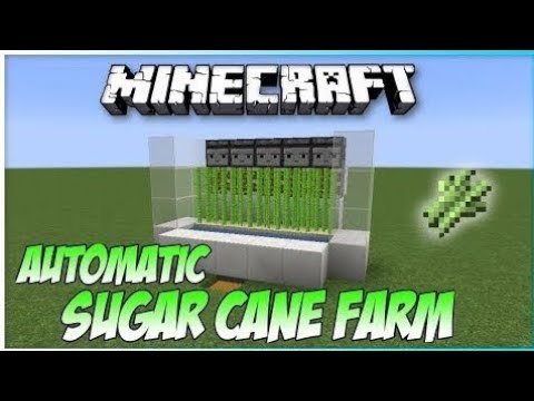 most easy sugarcane farm In Minecraft | Minecraft | creative series