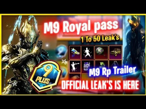 m9 royal pass pubg mobile /month 9 royal pass m9 royal pass/ bgmi m9 royal pass 1 to 50 all rewards?