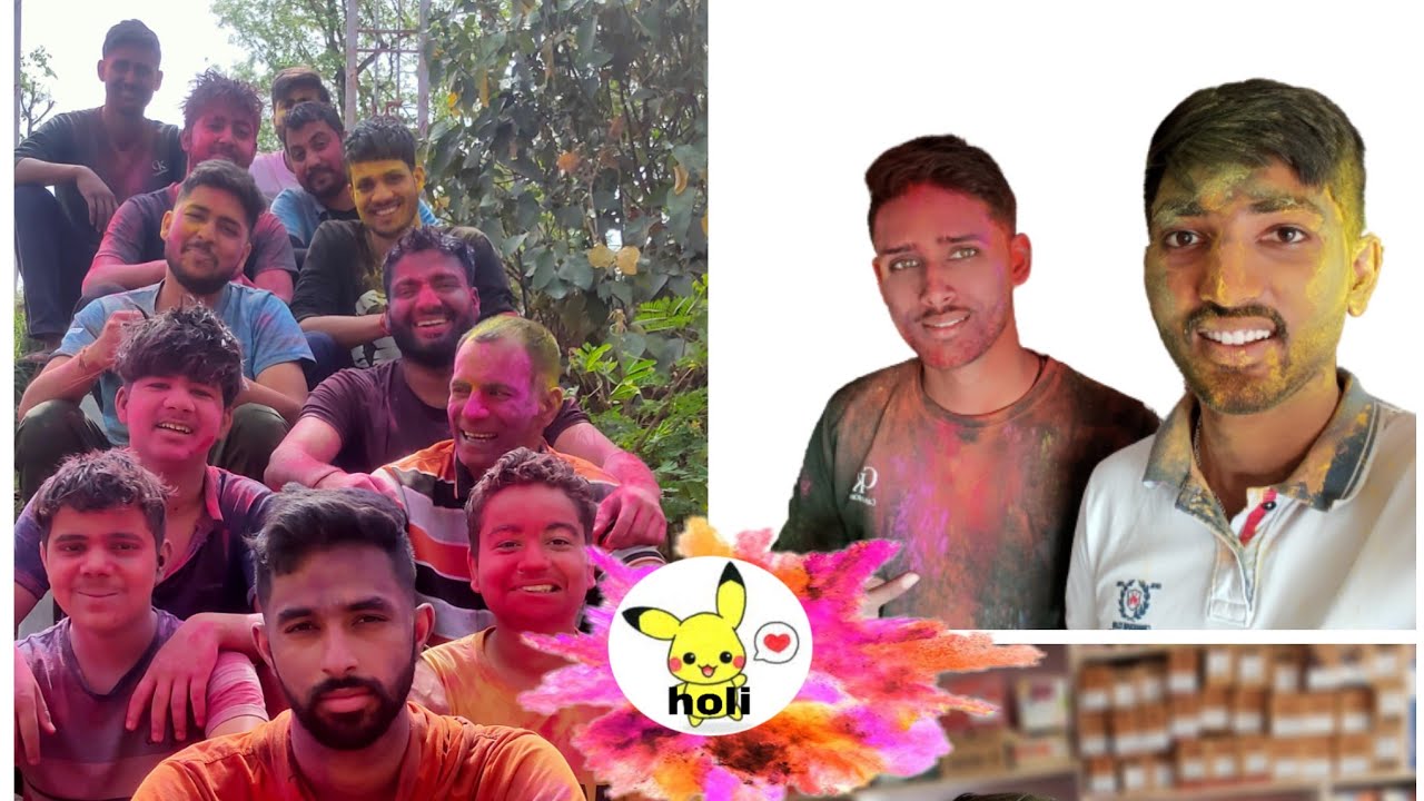 Holi Celebration In My Village | holi fight ? | Holi Celebration with friends ? | ankush Kharyal