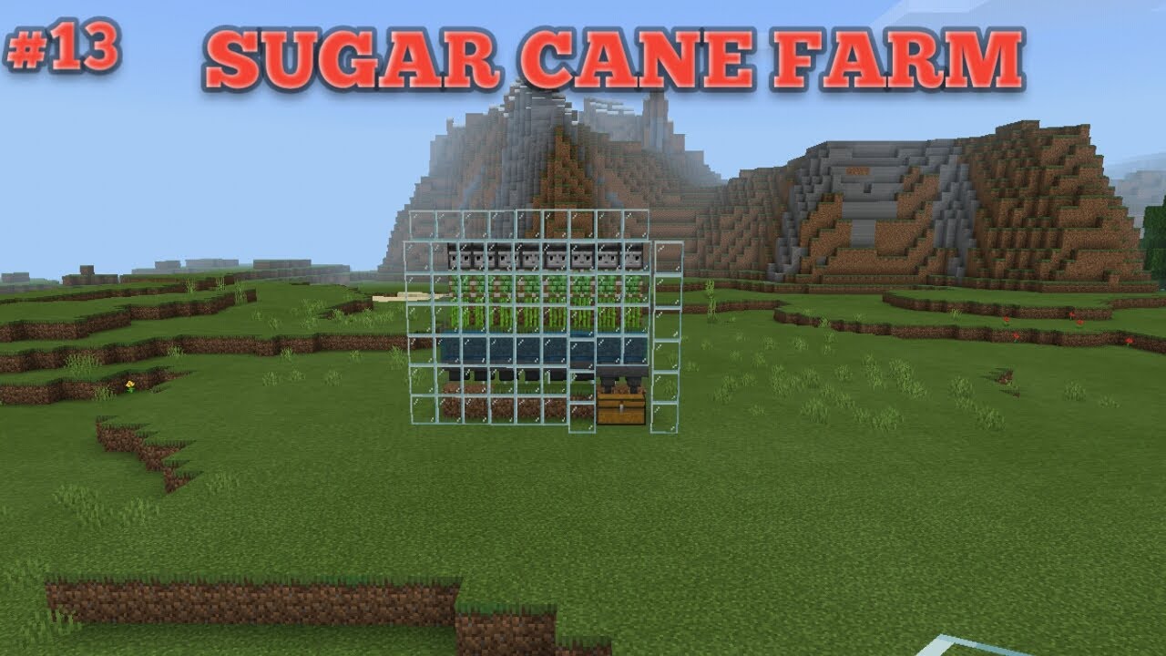 I made sugar cane farm Minecraft. ||. PRO KUNAL