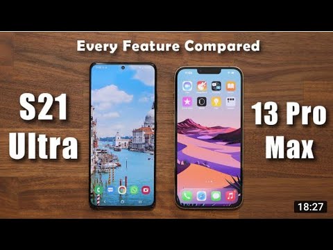 Samsung galaxy s21 Ultra vs Iphone 13 pro max/Full Comparision