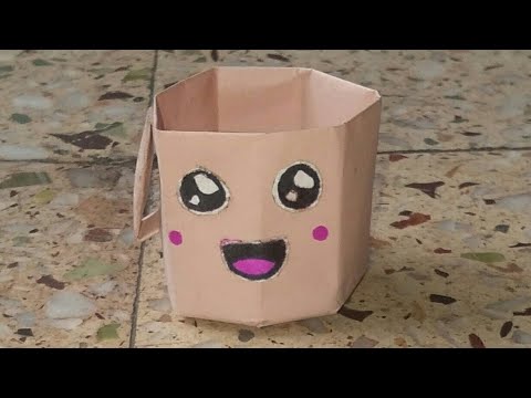 How to make a paper cup / A V's Skill / How to make a cup