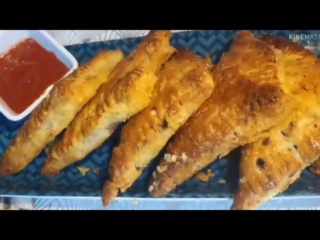 Keema Kay patties|| savoury ground meat puff pastries in Urdu/ Hindi ||