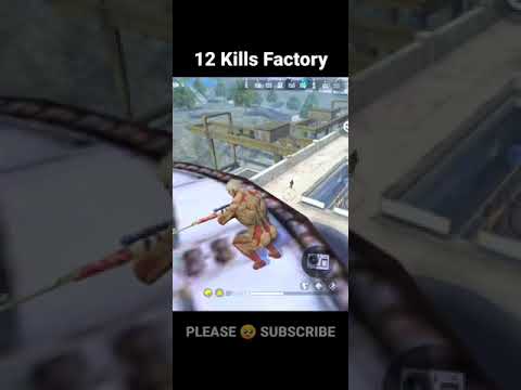 #shorts ! Free Fire Factory Fight 12 Kill Free Fire Rank Game Factory Fight #short #youtubeshorts