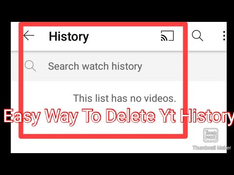 New  way to delete YouTube history