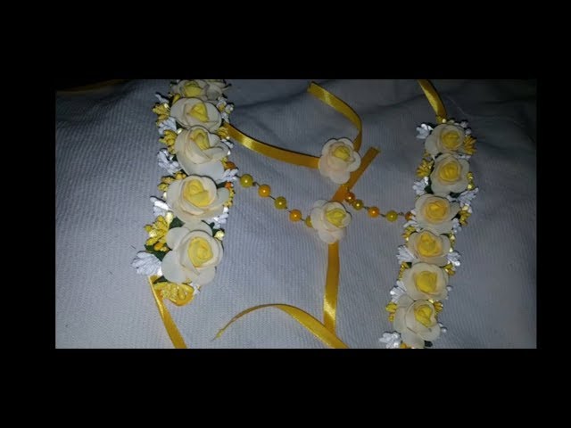 How to make artificial flowers bangles tutorial  hand made...
