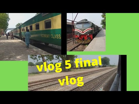 Pakistan railway: 14dn awam express vlog 5 with AGE 30 6014