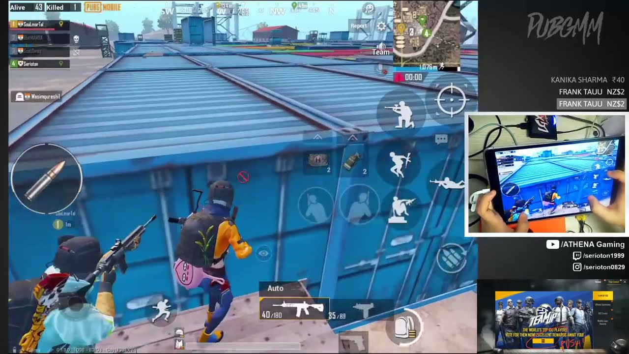 mortal playing with me Pubg mobile