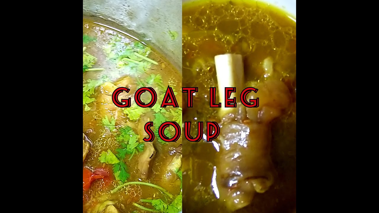#Delicious food|#Goat leg soup|Mutton leg soup only two ingredients