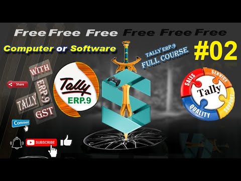 #02 #Tally_Erp9 with #GST_full_course #free_classes  All notes are in the video without extra notes