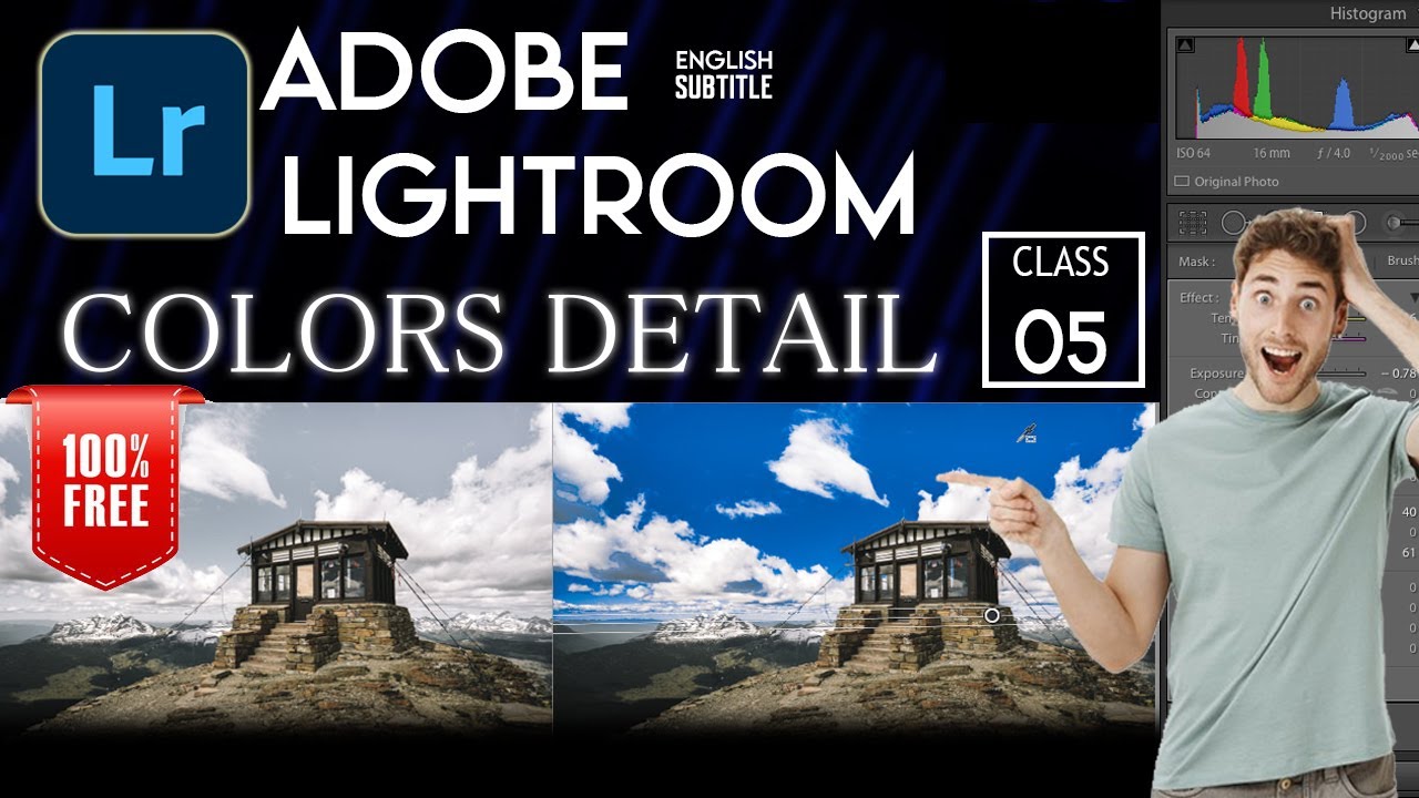 Adobe Lightroom Tutorial for Beginners to EXPERT  - COLORS DETAIL - CLASS#05