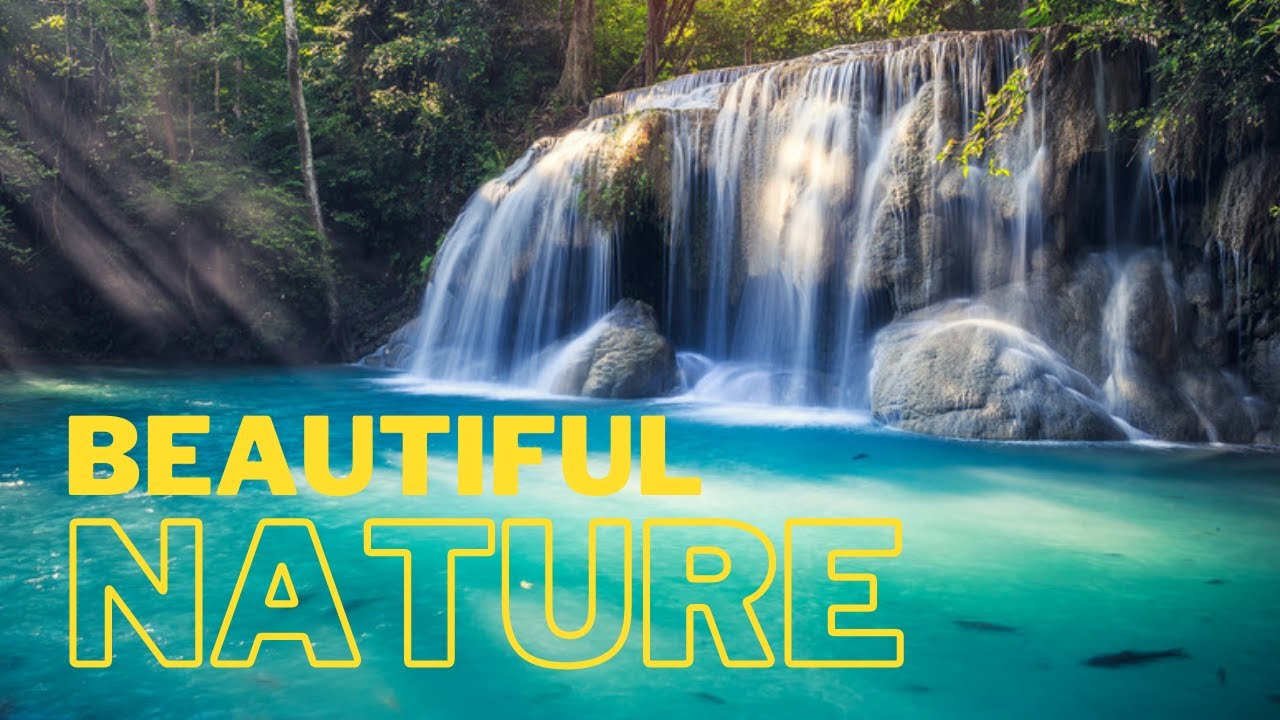 Beautiful Nature Scenery 4k Video, Relaxing Music, Instrument  Piano, Stress Relief,Meditation,Sleep
