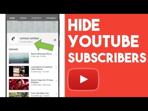 HOW TO HIDE YOUTUBE CHANEL SUBCRIBE | HIDE SUBCRIBERS 2021 | FAMOUSHAXER