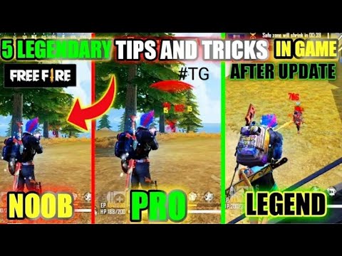 5 LEGENDARY TIPS AND TRICKS 2021  AFTER UPDATE | LEGENDARY PLAYER BECOME FREE FIRE para Samsung A3..