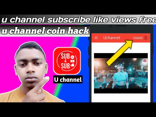 u channel hack || u channel unlimited coin hack || u channel hack like subs views