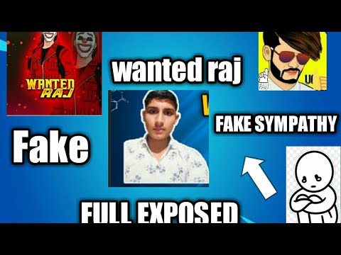 Wanted raj is fake ? Wanted raj exposed roasted full explained