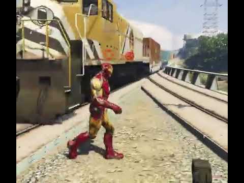 Iron man. Stoping the Train Iron man videos. 3d Iron man .stoping the train . Iron man vs train.