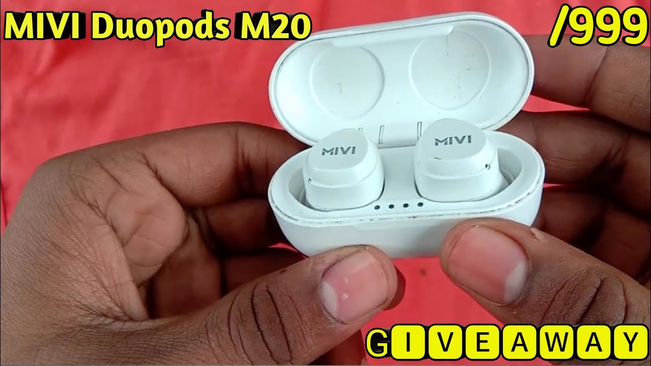 Mivi Duopods M20 Giveaway || Unboxing ||