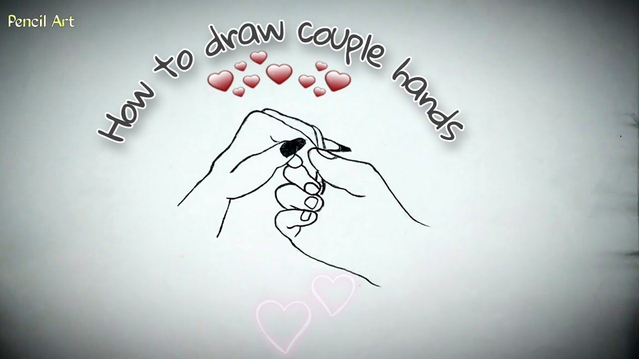 How to Draw Sweet Couple Hands