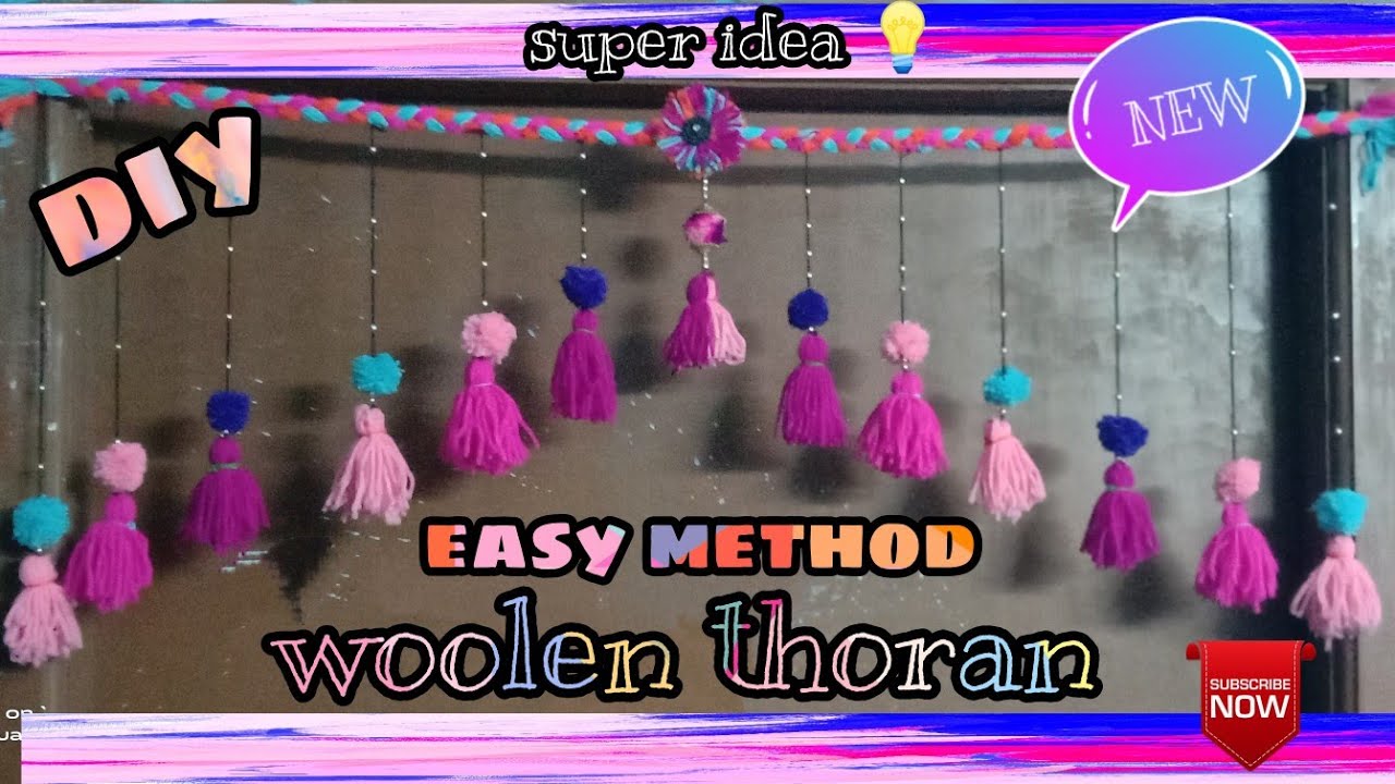 How to make easy woolen thoran in super idea ? and design