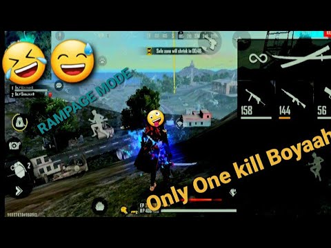ONLY ONE KILL AND BOOYAH! // PLAYING RAMPAGE MODE //GARENA FREE FIRE?
