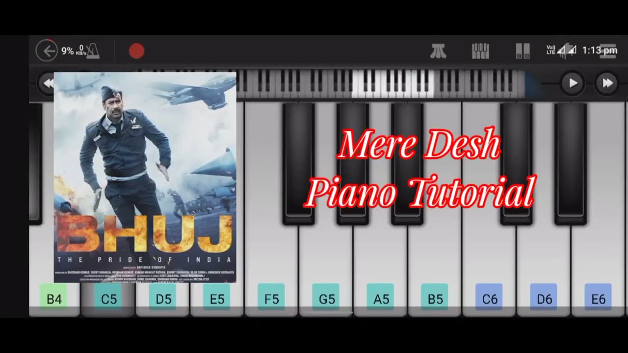 Arijit Singh: DESH MERE song | Ajay D, Sanjay D, Ammy|| Bhuj: The Pride Of India || PIANO COVERED