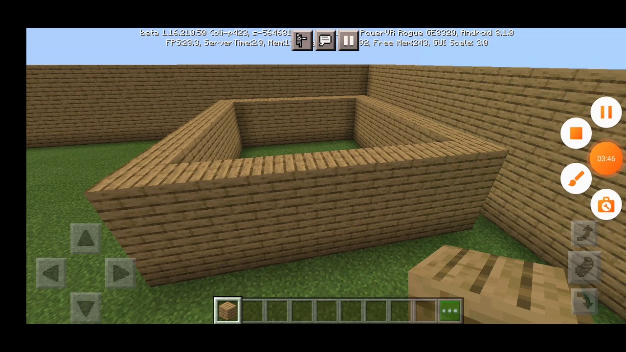 Create modern house in Minecraft