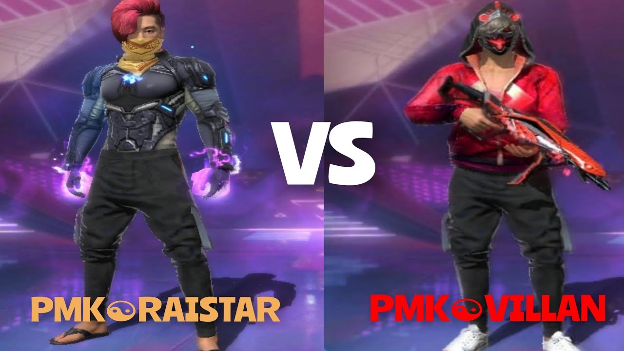 pmkraistar vs pmkvillan 1 vs 1 custom match