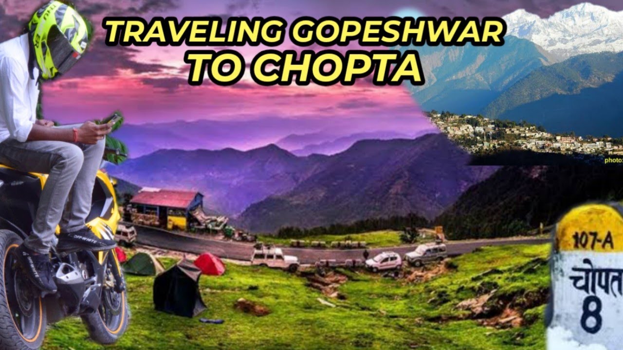 TRAVELING GOPESHWAR TO CHOPTA THE MINI SWITZERlAND OF UTTRAKHAND RIDE WITH MT-15 AND RS 200