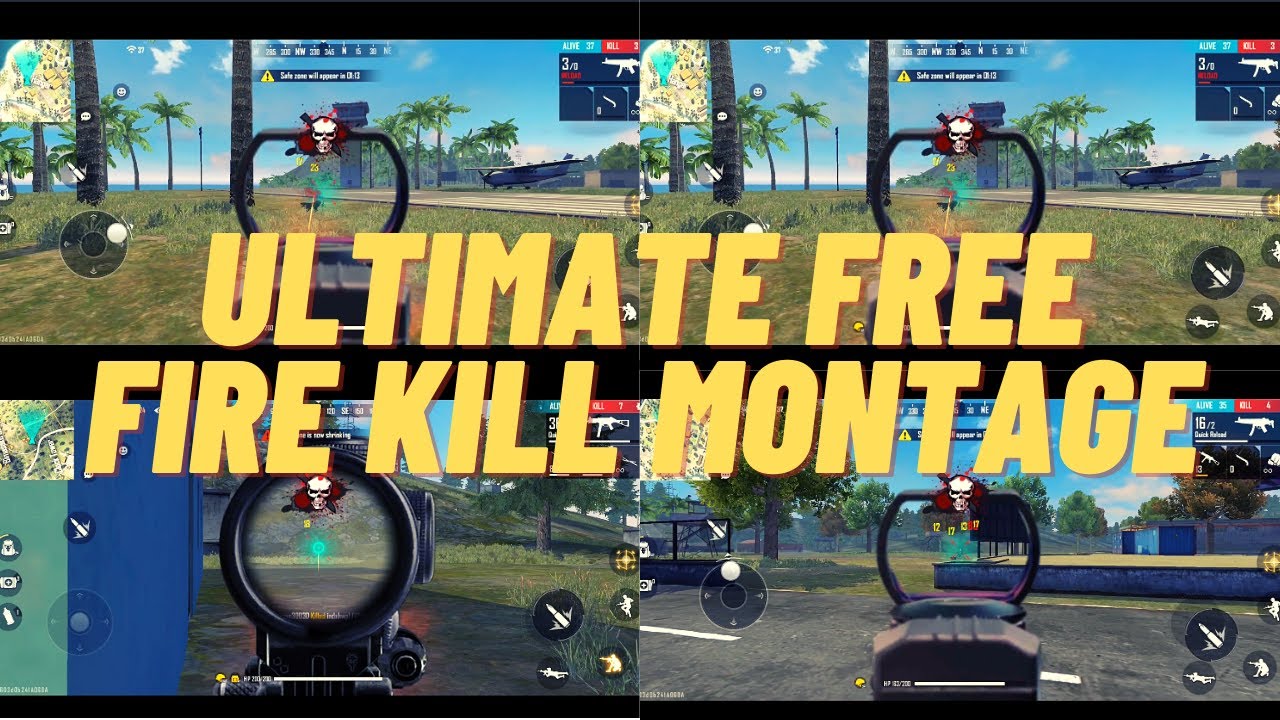 Ultimate Free Fire Kills Montage! #Shorts