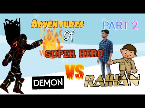 Demon VS Raihan |PART 2| - 2D Animation   ||Adventures of super hero Raihan Part 2