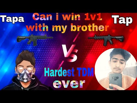 ?1v1 with my brother hardest tdm ever can i win | PUBG MOBILE | Charlie oP | Eid special part 2 |