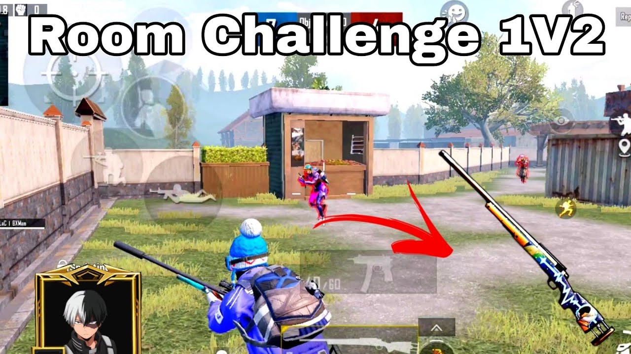 Max RP Player Challenge 1 V 2 Sniper || Custom room Challenge