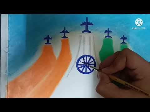 Independence Day drawing?/Poster on Independence Day[Kids Art Valley]