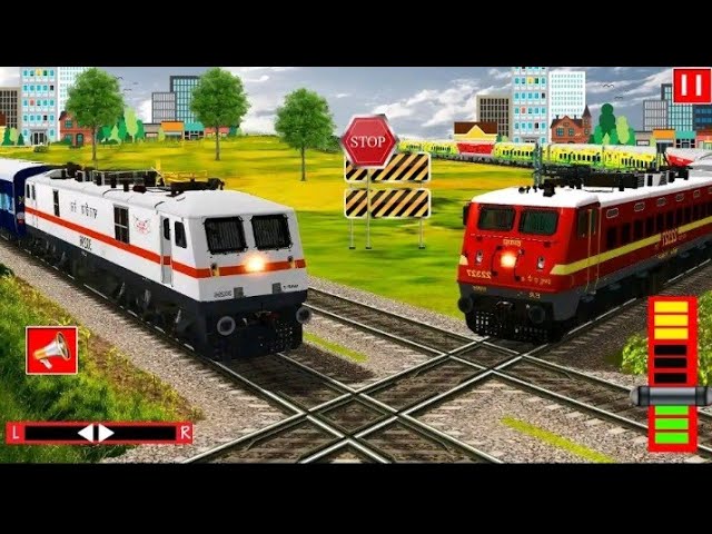 ट्रेन वाला गेम | गेम खेलने वाले | ट्रेन गेम | 3D Ramp Train Stunt Android Gameplay