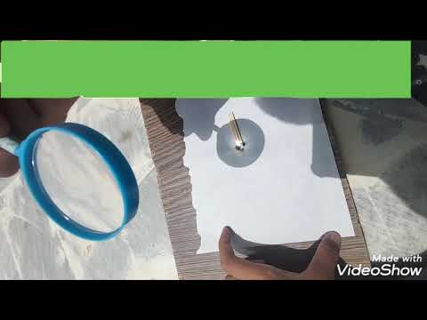 magnifying glass experiment by click and craft