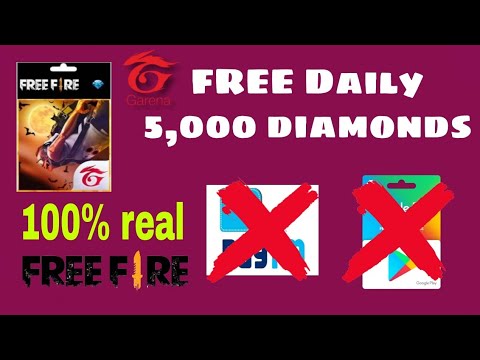 How To Get Free 5000 Diamond Daily In Free Fire ID || Get Unlimited Diamond In Free Fire ||NO PAYTM