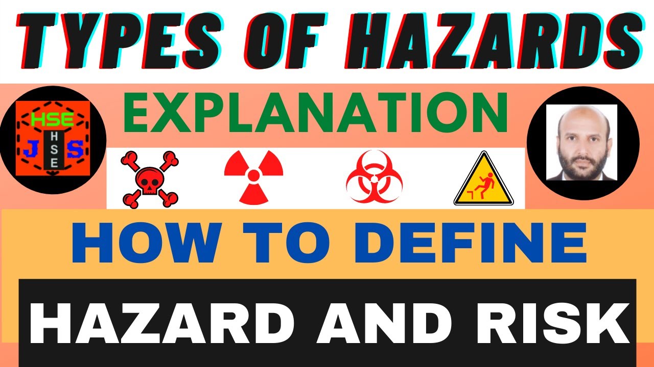 HOW TO DEFINE HAZARD & RISK | HOW MANY TYPES OF HAZARDS | Risk Assessment #safetyfirstlife #hse